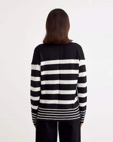 Nobody's Child Stripe Longline Jumper