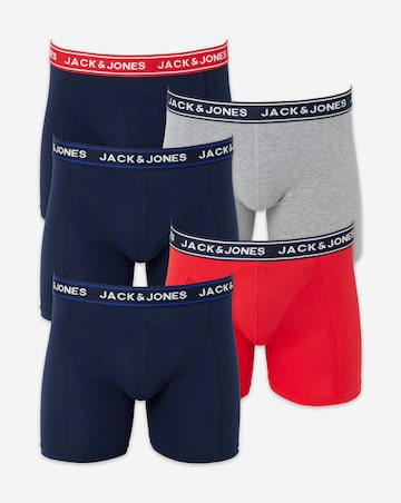 Jack & Jones Hector Logo Trunks 5 Pack - Multi