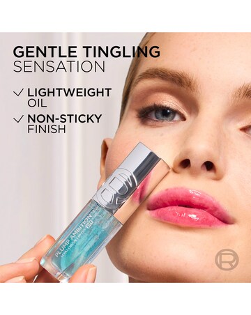 LOreal Paris Plumping Lip Oil With Hyaluronic Acid and Tripeptide 114 Rose
