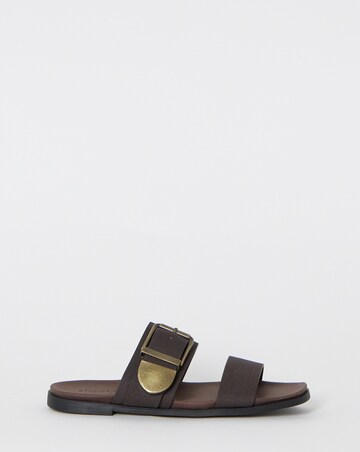 Natasha Buckle Detail Sandals - Extra Wide Fit (EEE)