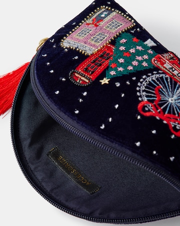 Accessorize Christmas Velvet Pouch
