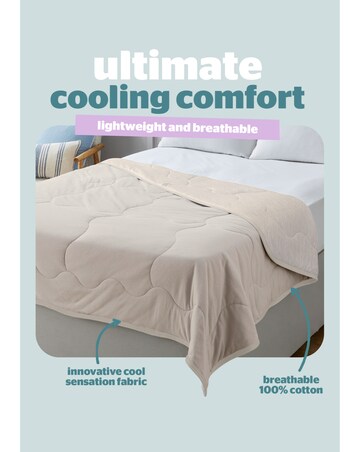 Silentnight Restore Cooling Lightweight Blanket Natural