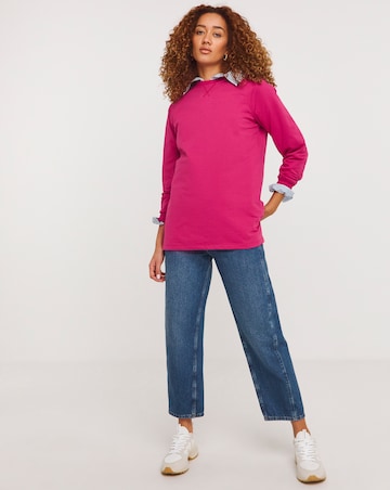 Pink Classic Longline Sweatshirt