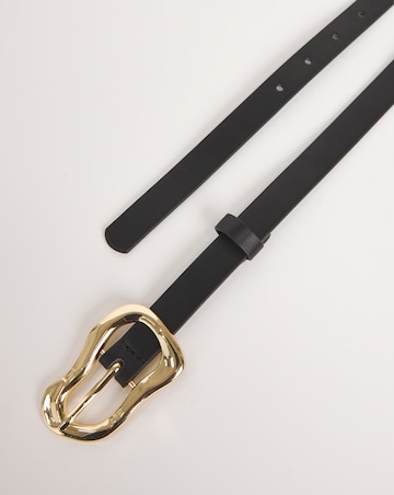 Oval Buckle Jean Belt