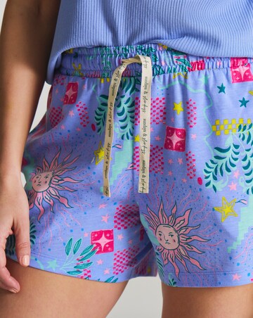 Pretty Secrets (2 Pack) Rib Vest Pyjama Short Sets