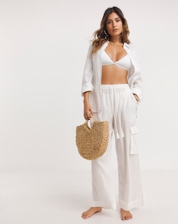 Cheese Cloth Beach Trouser