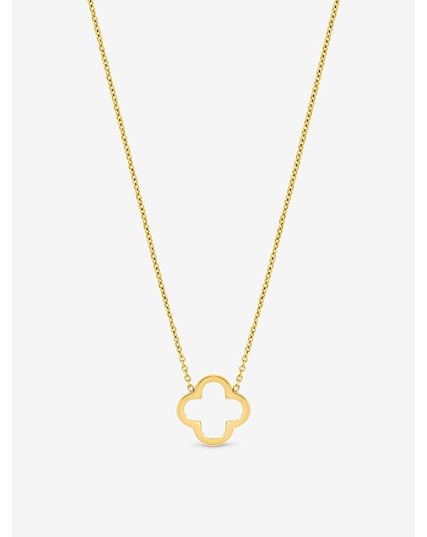 Jon Richard Waterproof Gold Plated Clover Pendant