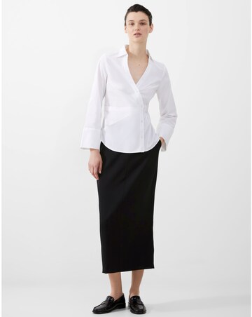 French Connection Isabelle Poplin Asymmetric Shirt