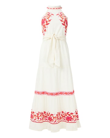 Joe Browns Lucy Halterneck Embroidered Maxi Dress