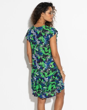 Pour Moi Gracie Crinkle Frill Swing Beach Dress