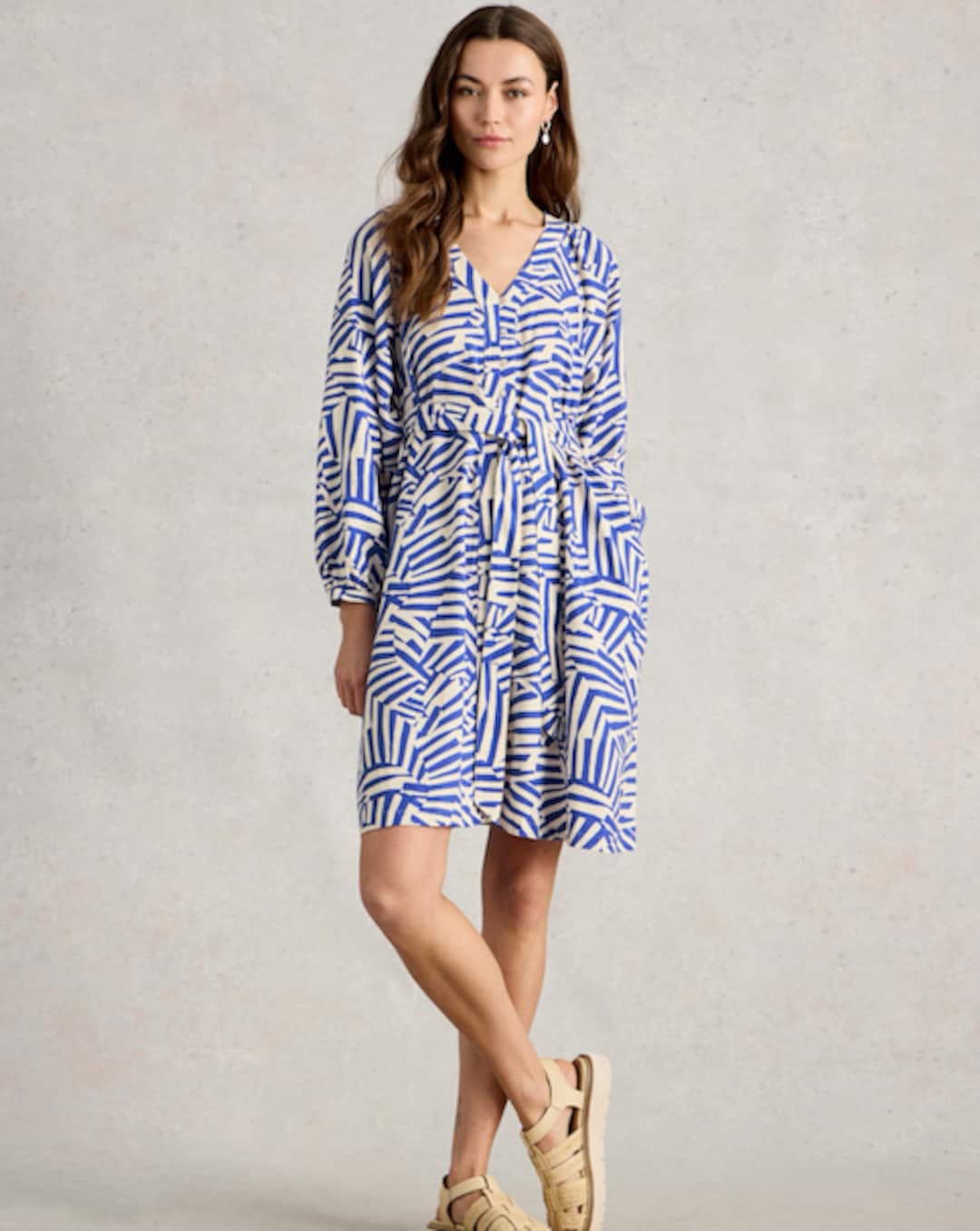 White Stuff June Linen Dress | Ambrose Wilson White Stuff June Linen Dress | Ambrose Wilson