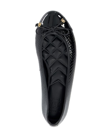 Dune Hallo Charm Detail Ballet Shoes Wide Fit