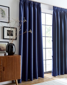 Twilight Woven Pencil Pleat Light Filtering Curtains