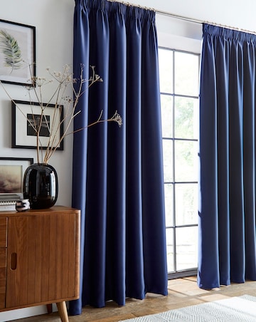 Twilight Woven Pencil Pleat Light Filtering Curtains