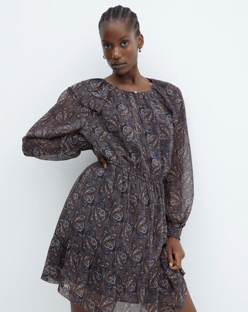 Mango Sara Printed Mini Dress