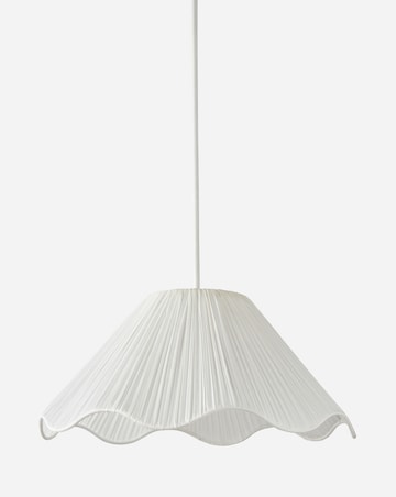 River Pleated Scallop Edge 40cm Shade