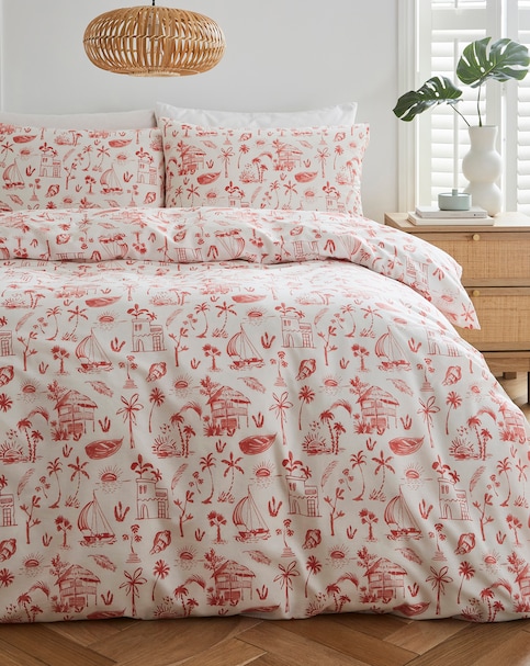 Fiji Floral Duvet Cover Set