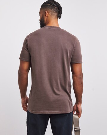 Embroidered Dyed Graphic T-Shirt Long