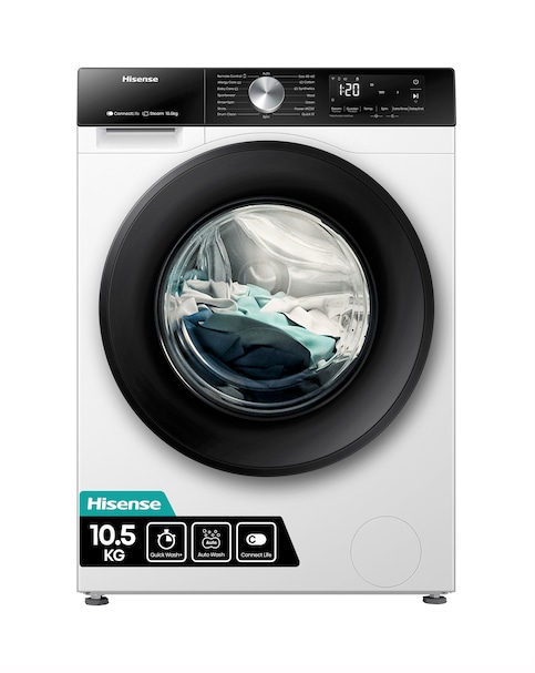 Hisense 3S Series WF3S1043BW3 WiFi-enabled 10kg 1400 Spin Washing Machine White