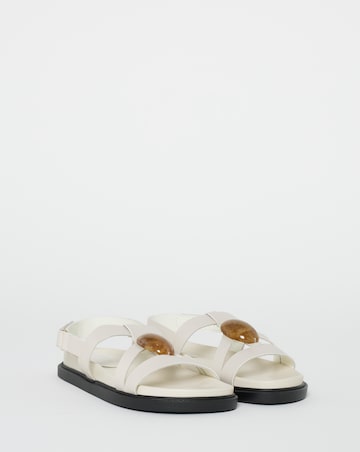 Mendoza Trim Detail Footbed Sandals - Extra Wide Fit (EEE)