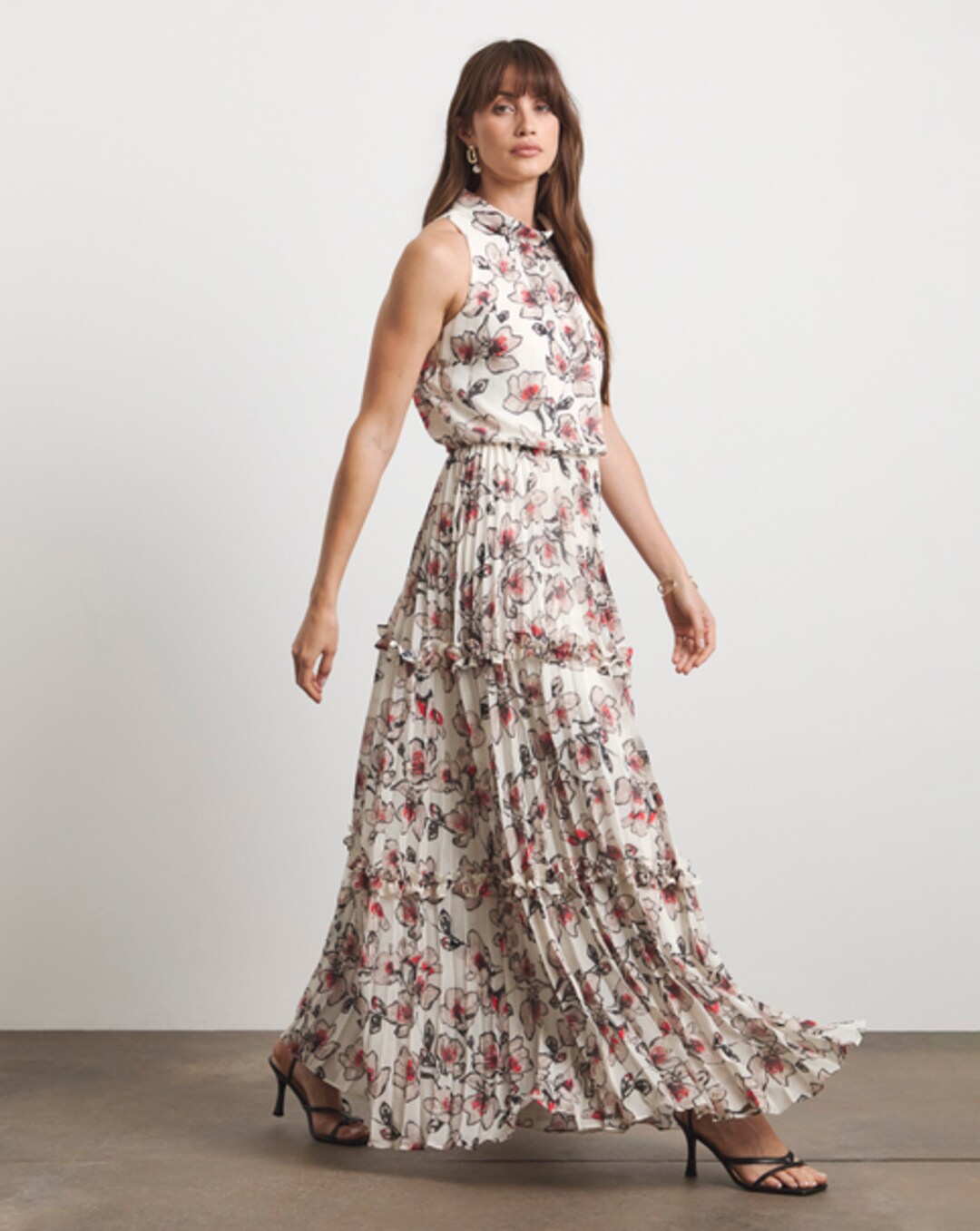 joanna hope ombre pleated dress Joanna Hope Ombre Print Pleated Dress