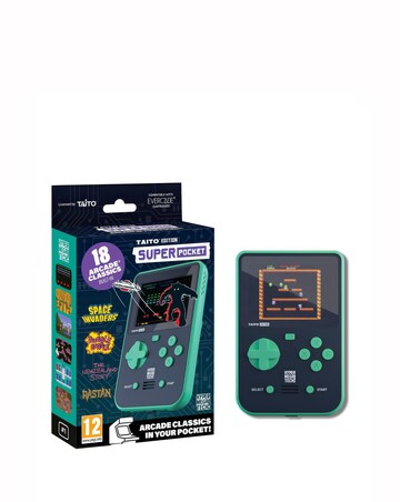 Hyper Mega Tech Taito Edition Super Pocket Retro Handheld Gaming Console