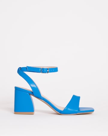 Rimini Barely There Block Heeled Sandals - Extra Wide Fit (EEE)
