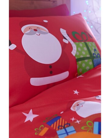 Catherine Lansfield Santa's Christmas Presents Reversible Duvet Cover Set