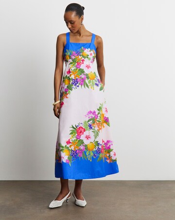 Joanna Hope Printed Cotton Prom Dress
