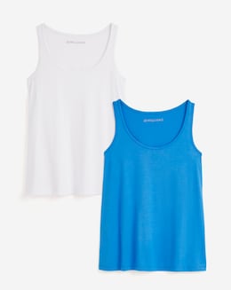 Blue &amp; White 2 Pack Swing Vests