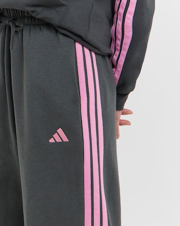 adidas 3 Stripes Wide Leg Joggers