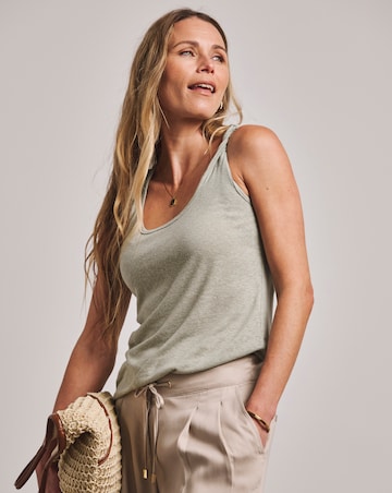 Anthology Linen Twist Detail Vest