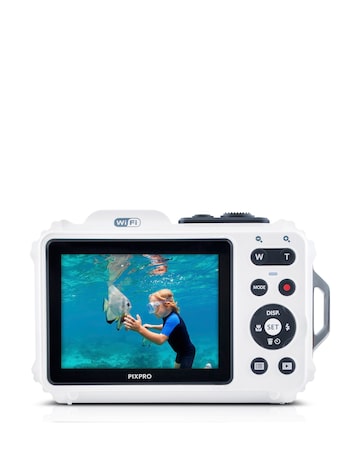 Kodak PIXPRO WPZ2 16MP 4x Zoom Tough Camera - White + 32GB Micro SD + Case