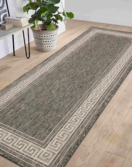 Gel Backed Greek Key Runner