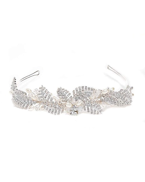 Jon Richard Leaf & Pearl Tiara