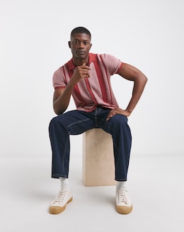 Silk Blend Knitted Button Through Shirt