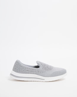Diamante Slip On Leisure Shoe E Fit