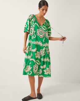 Monsoon Kristen Floral Print Smock Dress