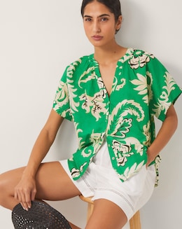 Monsoon Kristen Floral Cotton Shirt