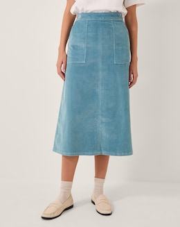 Monsoon Malika Corduroy Midi Skirt