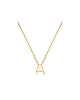 9 Carat Gold A-Z Initial Necklace