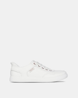 Skechers White Bobs D'Vine Slip In Trainer- Standard Fit (D)