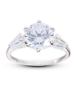 Sterling Silver Cubic Zirconia Ring