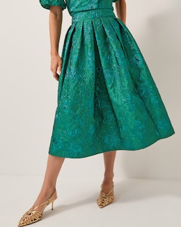 Monsoon Jolene Floral Midi Skirt