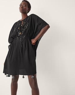 Monsoon Jada Embellished Mini Kaftan