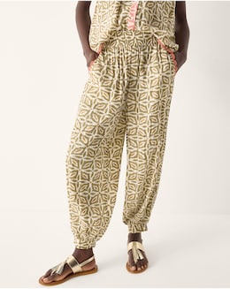 Monsoon Elma Print Harem Trousers