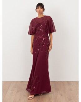 green emerald velvet dress Maya Bridal Dress