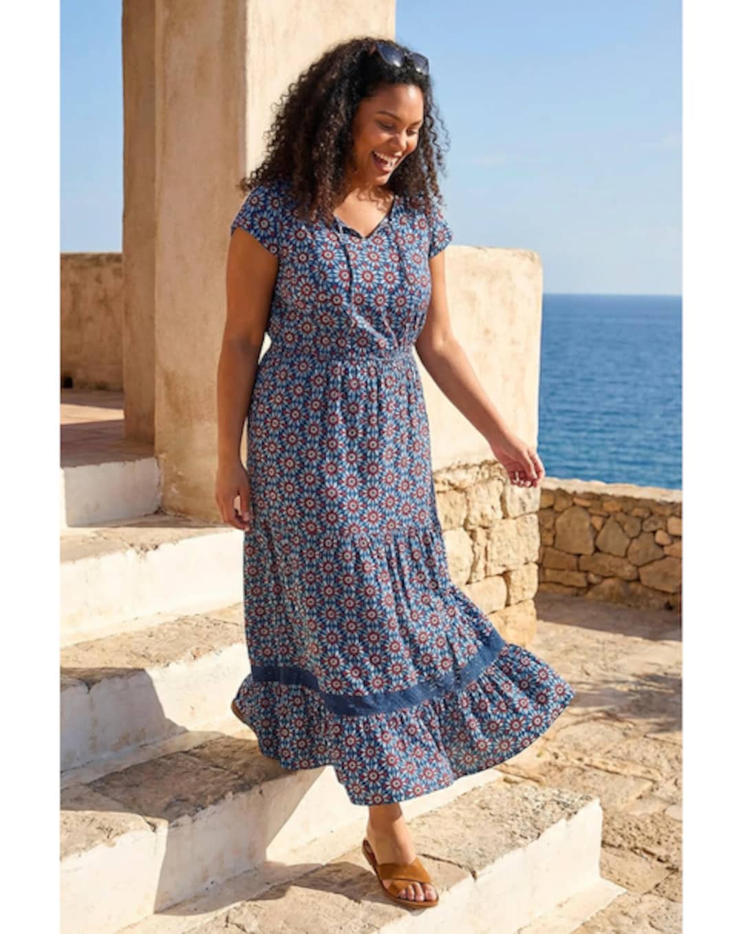 midi sheath dress for women Chelsea Gathered Sleeve KELLY / XS Short cap sleeves Trooper Clothing Youth Marine Dress Color:Brown SAcollection_stardust-ranch