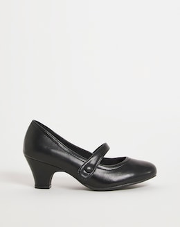 Vallie Mary Jane Shoe - Wide Fit (E)