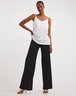 Joanna Hope Short Black Palazzo Trouser